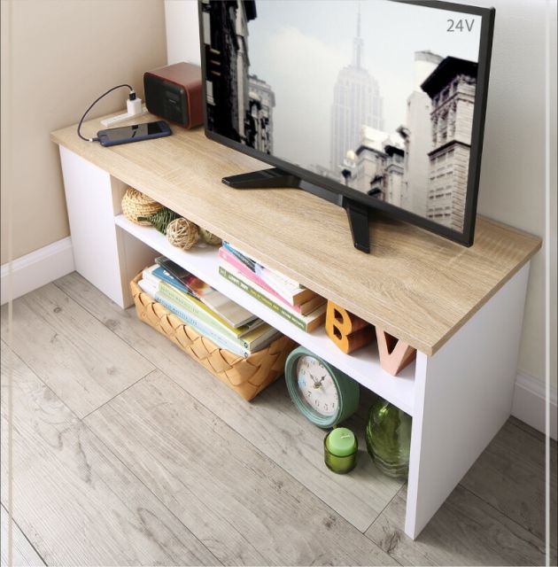 スーパSALE10倍＆4時間限定10％OFF テレビ台 90 90cm テレビボード 32型 収納ボックス 収納 2口コンセント付き コーナー ケーブル収納 隙間 スリム コンパクト 配線 整理 すっきり 木目 ウォールナット 白 黒
