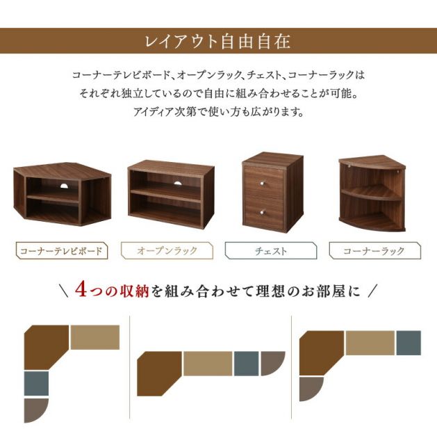 スーパSALE10倍＆4時間限定10％OFF テレビ台 ローボード コーナーテレビ台 コーナータイプTV台 32インチ 1人暮らし コーナー 収納 チェスト 引き出し４点セット
