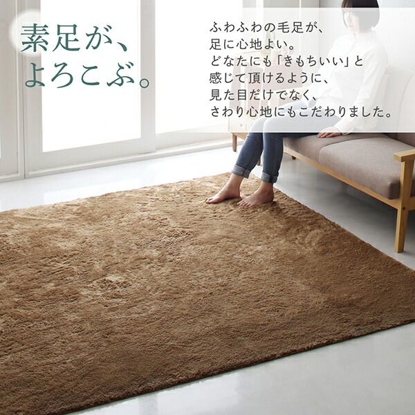 スーパSALE10倍＆4時間限定10％OFF ラグ 洗濯機で洗えるシャギーラグ 200×250cm