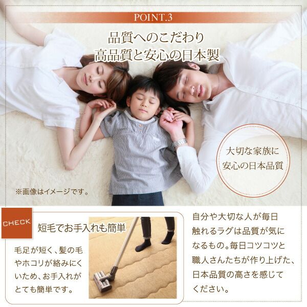 スーパSALE10倍＆4時間限定10％OFF ラグ 厚み40mmのふっくら厚敷きクッションラグ 130×190cm
