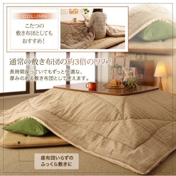スーパSALE10倍＆4時間限定10％OFF ラグ 厚み40mmのふっくら厚敷きクッションラグ 190×190cm