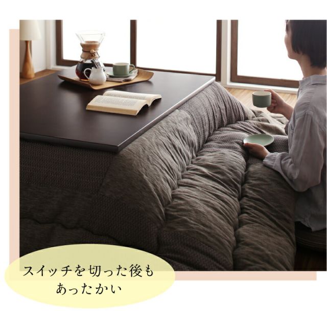 スーパSALE10倍＆4時間限定10％OFF 和モダンチェックこたつ布団 こたつ用掛け布団単品 5尺長方形(90×150cm)天板対応