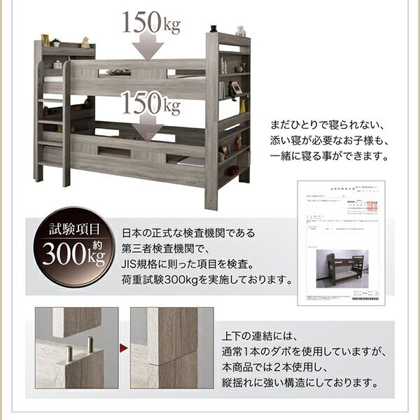マラソン10倍中 ずっと使える 2段ベッドにもなるワイドキングサイズベッド 薄型軽量ポケットコイルマットレス付き スタンダード ワイドK200