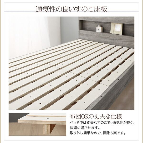 マラソン10倍中 ずっと使える 2段ベッドにもなるワイドキングサイズベッド 薄型軽量ポケットコイルマットレス付き スタンダード ワイドK200