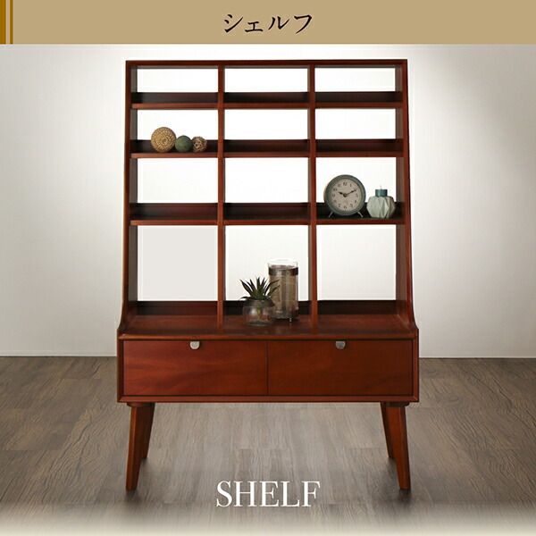 スーパSALE10倍＆4時間限定10％OFF リビング収納 チェスト キャビネット タンス テレビ台 天然木マホガニー材 北欧ヴィンテージ風リビング収納シリーズ サイドテーブル W40