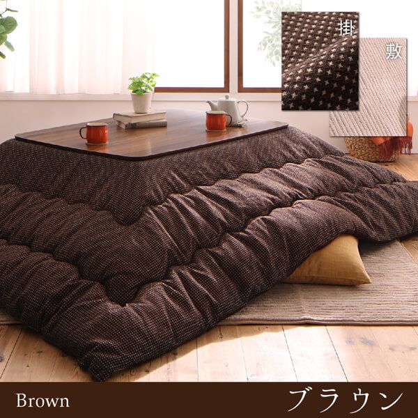 スーパSALE10倍＆4時間限定10％OFF ワッフル生地のこたつ布団 こたつ用掛け布団 正方形(80×80cm)天板対応
