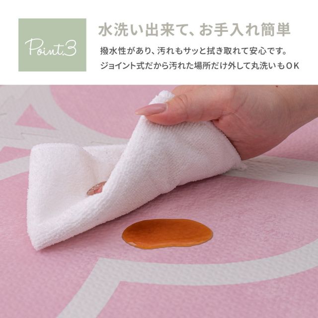 スーパSALE10倍＆4時間限定10％OFF ジョイントマット ジョイント マット カーペット ラグ 大判 防音 床暖房対応 おしゃれ 洗える ベビー フロアマット 子供 プレイマット ペット おしゃれなレトロデザイン 60×60cm 大判 9枚入り サイドパーツ付き 2畳