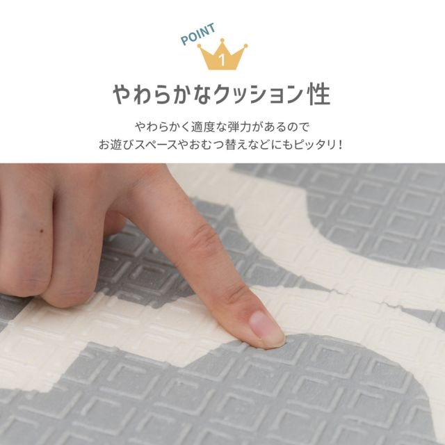 スーパSALE10倍＆4時間限定10％OFF プレイマット 床暖対応 折りたたみ 大判 マット キッズマット ベビーマット ベビー 道路 防水 クッションプレイマット コンパクト収納 水拭きOK リバーシブル 178×196cm