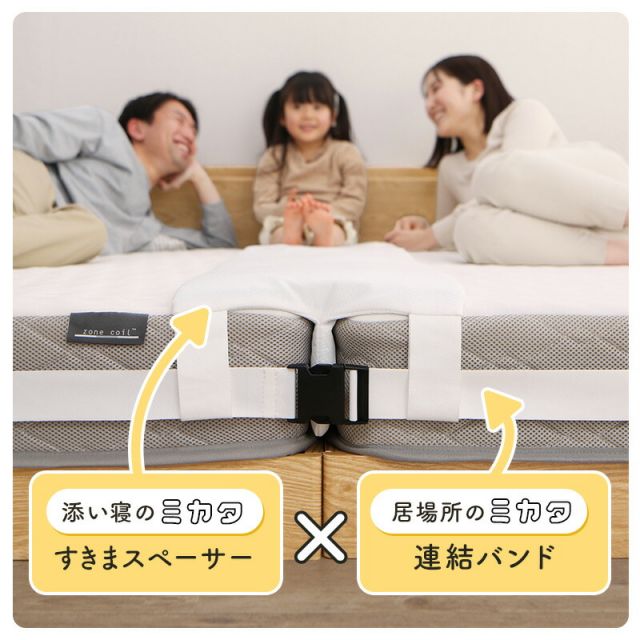 スーパSALE10倍＆4時間限定10％OFF MITAS寝具SELECT すきまパッド マットレスバンド セット ベッド マットレス 固定 連結 すきま防止 隙間 ズレ防止 ベッドマットレス ベルト スペーサー 隙間パッド マットレスベルト 幅30cm 周囲10m