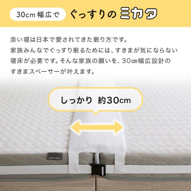 スーパSALE10倍＆4時間限定10％OFF MITAS寝具SELECT すきまパッド マットレスバンド セット ベッド マットレス 固定 連結 すきま防止 隙間 ズレ防止 ベッドマットレス ベルト スペーサー 隙間パッド マットレスベルト 幅30cm 周囲10m