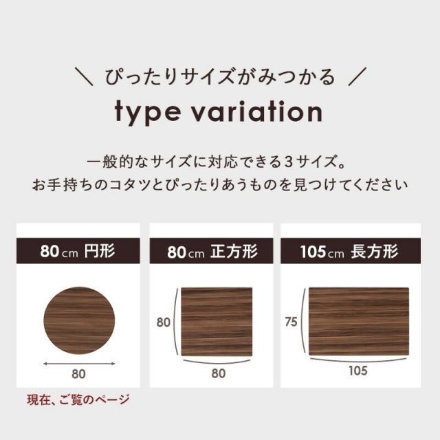 スーパSALE10倍＆4時間限定10％OFF コタツ天板 丸型 直径80×80cm