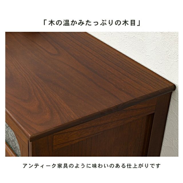 スーパSALE10倍＆4時間限定10％OFF TV台 -MTV-レトロ 両扉 90×40×45cm