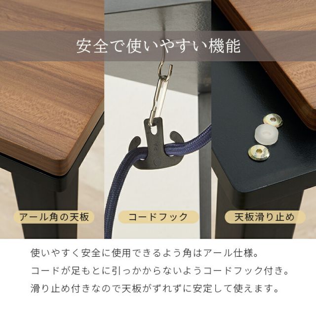 スーパSALE10倍＆4時間限定10％OFF コタツ３点セット-KOS 65×45×62.5cm