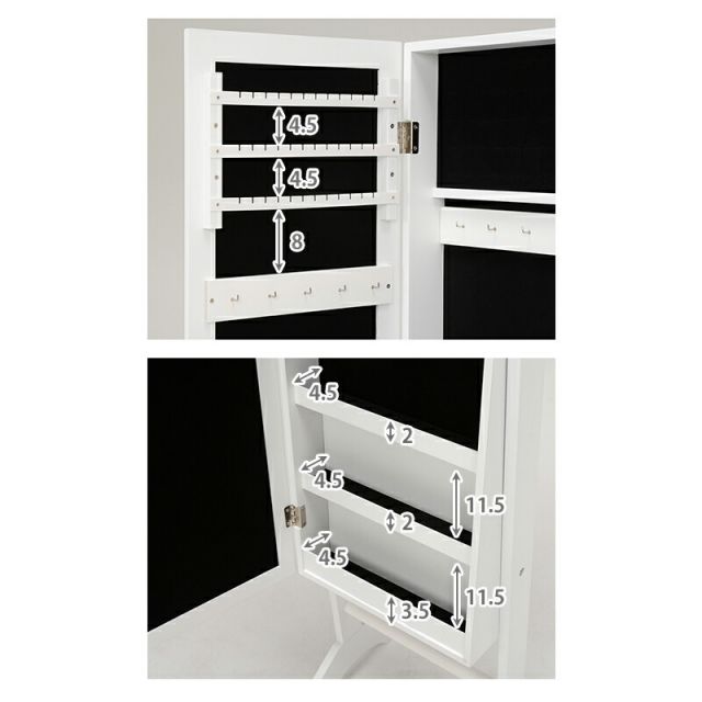 スーパSALE10倍＆4時間限定10％OFF スタンドミラー-MD- 35×35×152.5cm