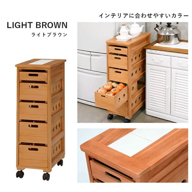 スーパSALE10倍＆4時間限定10％OFF ストッカー-MUD-引き出し5段-ロゴなし 25×40×79cm