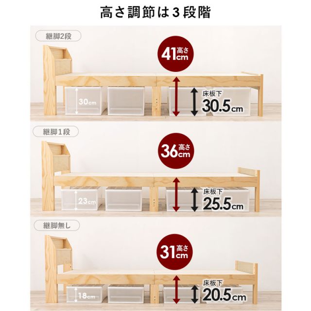 マラソン10倍中 すのこベッド セミダブル
