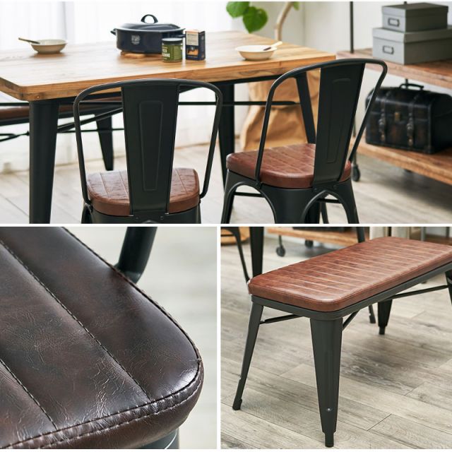スーパSALE10倍＆4時間限定10％OFF ダイニング5点セット-LT-チェアタイプ 120×80×76cm