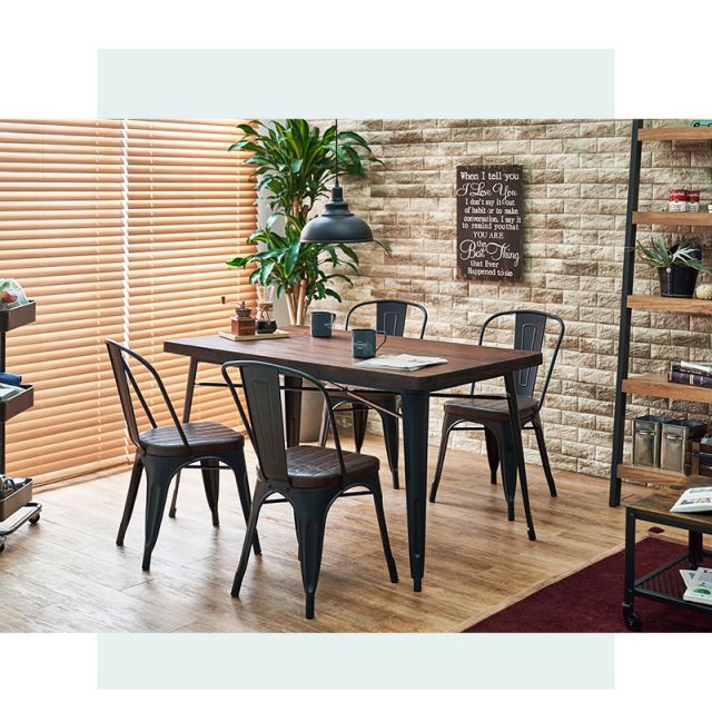 スーパSALE10倍＆4時間限定10％OFF ダイニング5点セット-LT-チェアタイプ 120×80×76cm
