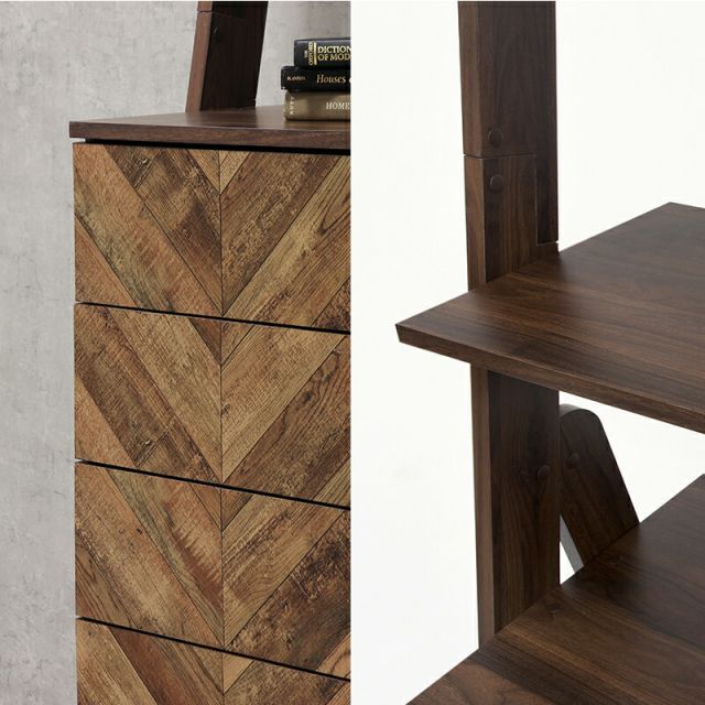 スーパSALE10倍＆4時間限定10％OFF チェストラック-RCH-引出し4段 幅53 53×48×187cm