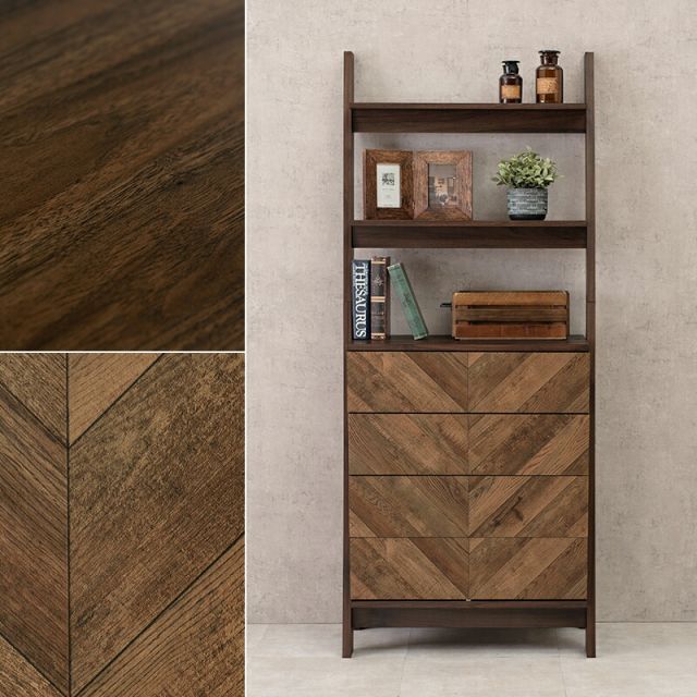 スーパSALE10倍＆4時間限定10％OFF チェストラック-RCH-引出し4段 幅75 75×48×187cm
