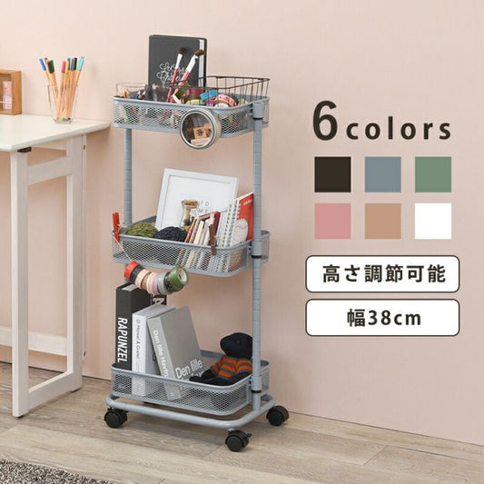 スーパSALE10倍＆4時間限定10％OFF トローリーワゴン-KR- 幅38cm