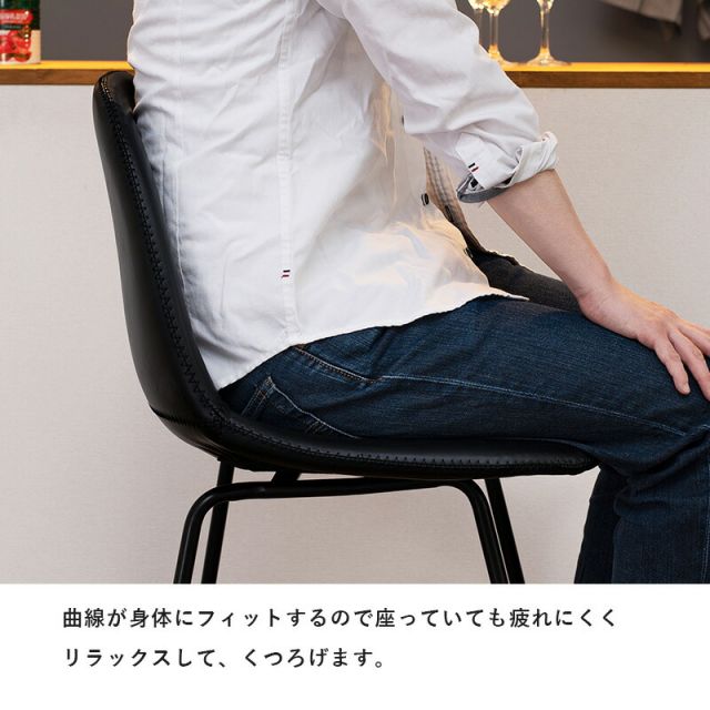 スーパSALE10倍＆4時間限定10％OFF バーチェア-LC-チェア背もたれ丸タイプ 48×48.5×93.5cm