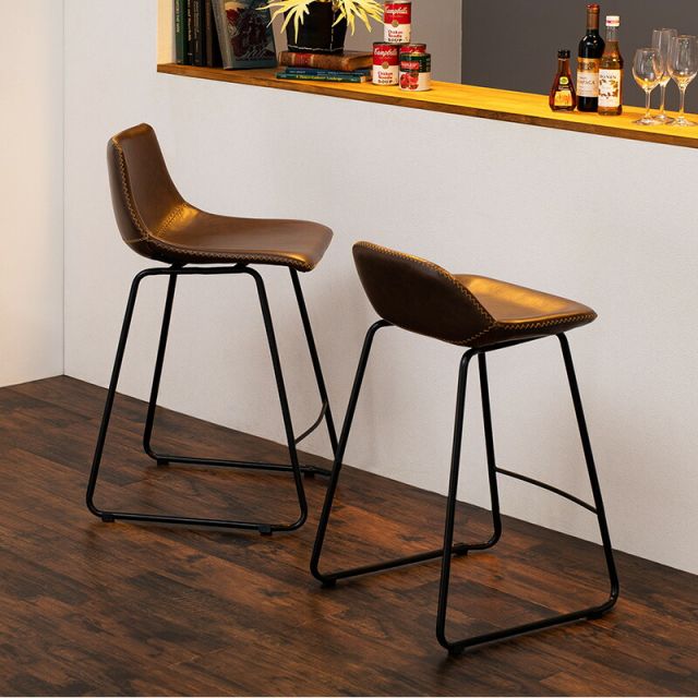 スーパSALE10倍＆4時間限定10％OFF バーチェア-LC-チェア背もたれ低めタイプ 48×48.5×75.5cm
