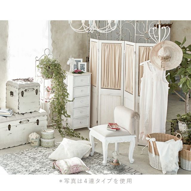 スーパSALE10倍＆4時間限定10％OFF パーテーション-MS-ギャザーカーテン 40×148cm×3連