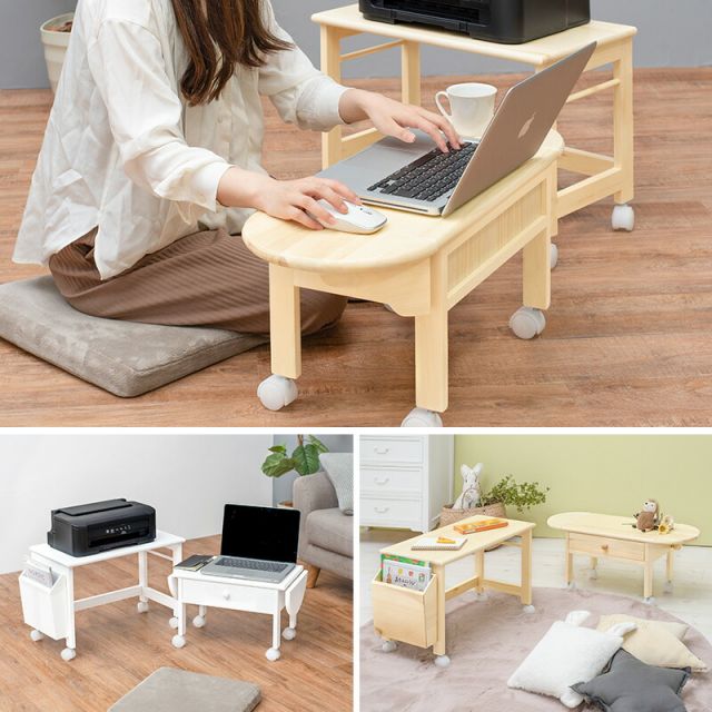 スーパSALE10倍＆4時間限定10％OFF パソコンテーブル-MT- 55×30×40cm