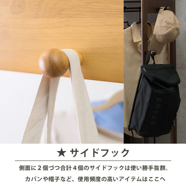 スーパSALE10倍＆4時間限定10％OFF ハンガーラック-VR-BOX型-上棚あり 92×50×185cm
