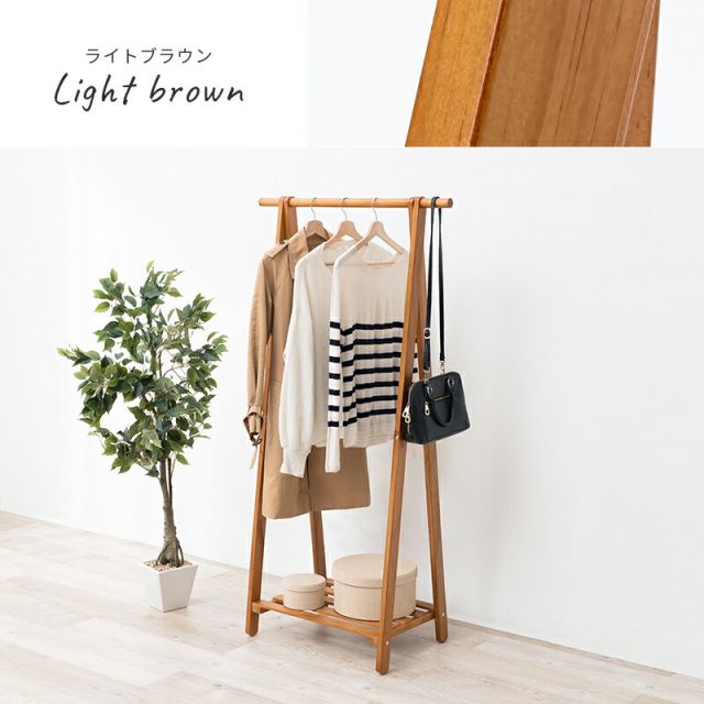 スーパSALE10倍＆4時間限定10％OFF ハンガーラック-棚付き 80×41×150cm