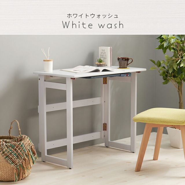 スーパSALE10倍＆4時間限定10％OFF ヒーター+デスク２点セット-VT- 80×45×69cm
