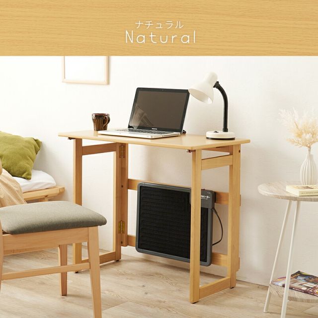 スーパSALE10倍＆4時間限定10％OFF ヒーター+デスク２点セット-VT- 80×45×69cm