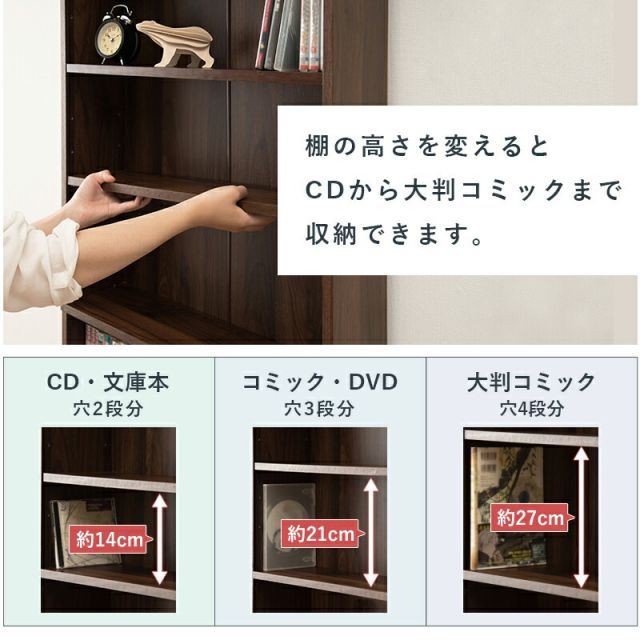 スーパSALE10倍＆4時間限定10％OFF ブックシェルフ-RCC 60×22.5×184.5cm