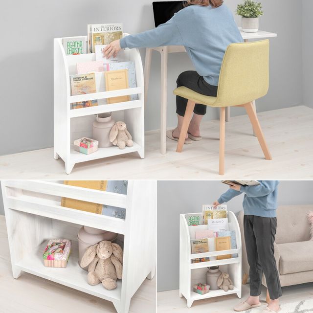 スーパSALE10倍＆4時間限定10％OFF マガジンラック-アンティーク 48×27×73cm