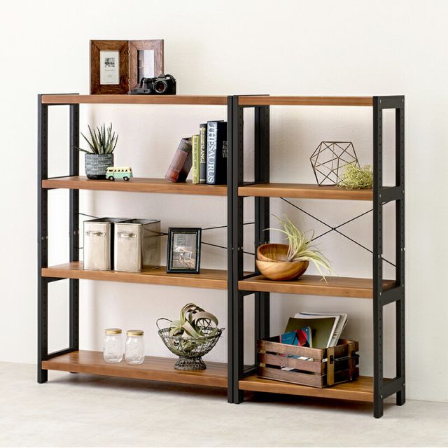 ラック-MCC-天然木 60×30×120cm