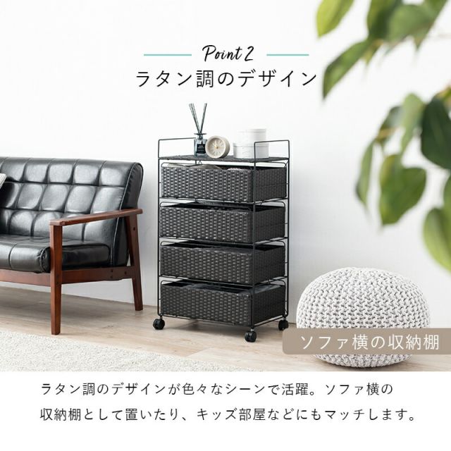 スーパSALE10倍＆4時間限定10％OFF ランドリー-RAN 50×30×85cm