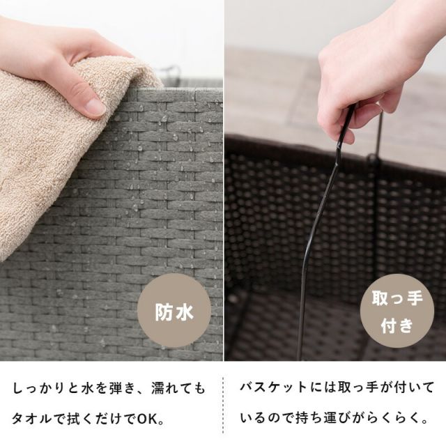 スーパSALE10倍＆4時間限定10％OFF ランドリーワゴン 2個タイプ 30×40×97cm