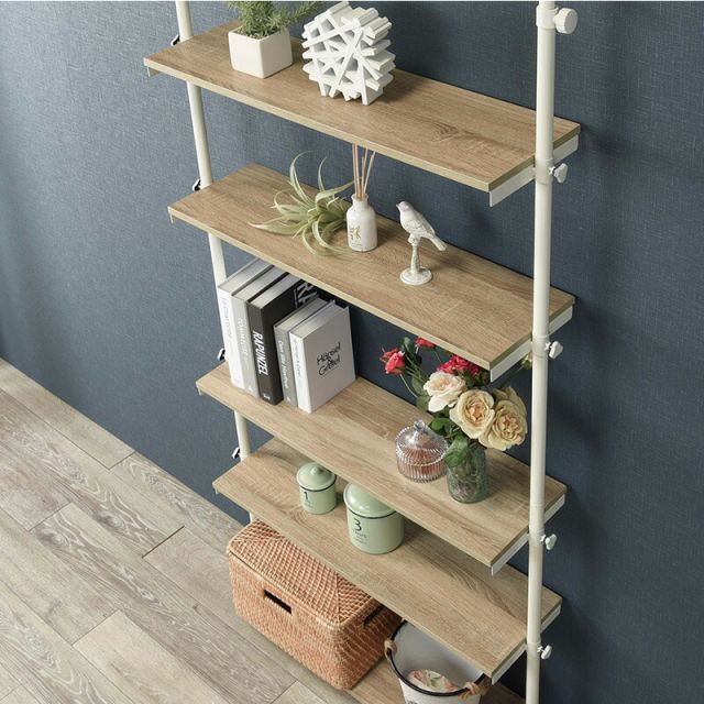 スーパSALE10倍＆4時間限定10％OFF 突っ張りラック 90×24×187cm