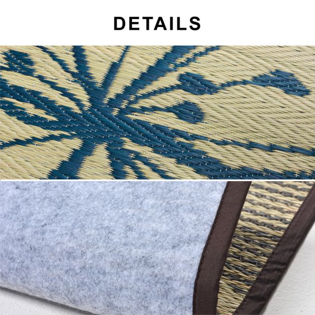 スーパSALE10倍＆4時間限定10％OFF い草ラグ フェアリー 230×230cm