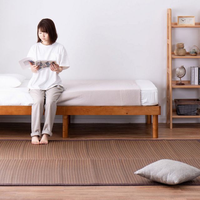 スーパSALE10倍＆4時間限定10％OFF い草ラグ 南風 191×240cm