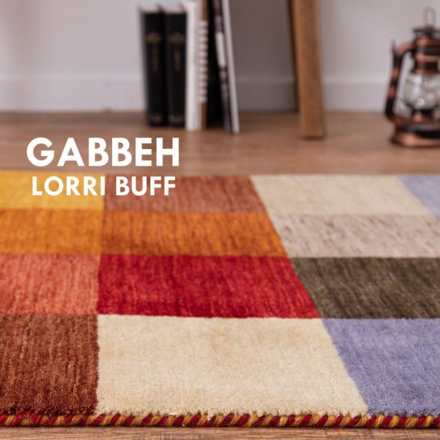 スーパSALE10倍＆4時間限定10％OFF ギャッベマット/ラグ LORRI BUFF 70×120cm