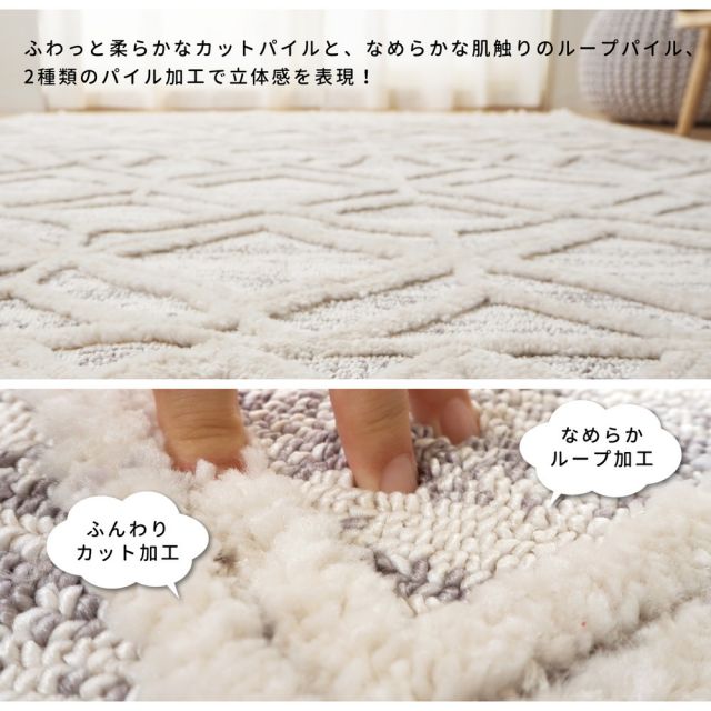 スーパSALE10倍＆4時間限定10％OFF トルコ製 折り畳めるウィルトンラグ BILBAO プレゾン 200×250cm