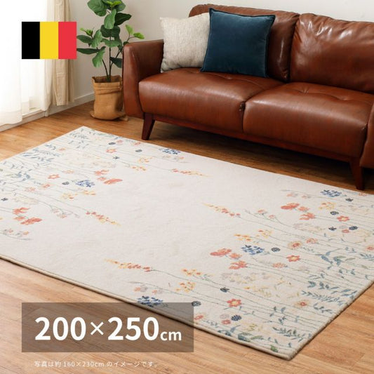 スーパSALE10倍＆4時間限定10％OFF ベルギー製 ウィルトンラグ INFINITY キューガーデン 200×250cm