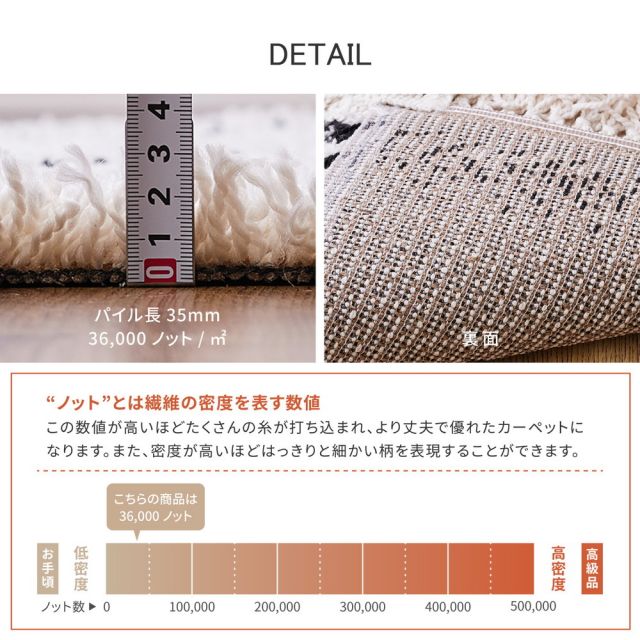 ベルギー製 ウィルトン織の玄関マット BOHO ベニワレン 40×60cm