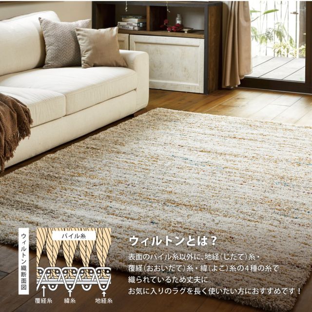 ベルギー製 ウィルトン織の玄関マット SHERPA COZY 60×90cm