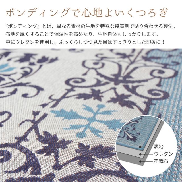 スーパSALE10倍＆4時間限定10％OFF メダリオン柄のインド綿ラグ ソナー 185×185cm