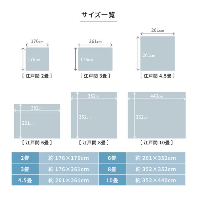 スーパSALE10倍＆4時間限定10％OFF ループパイルの平織カーペット ミーテ 江戸間 8帖（352×352）
