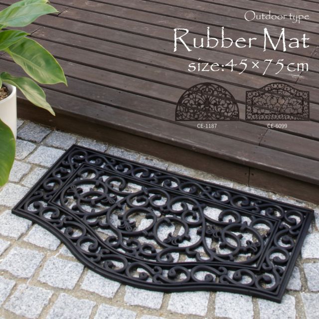スーパSALE10倍＆4時間限定10％OFF 外玄関用 泥落としマット 幅75 45×75cm