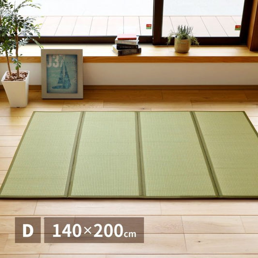 スーパSALE10倍＆4時間限定10％OFF MITAS寝具SELECT 折り畳める 畳マットレス 鞍馬 ダブル（140×200cm）